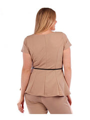 Fall Essentials Plus Size Tunic With Belt