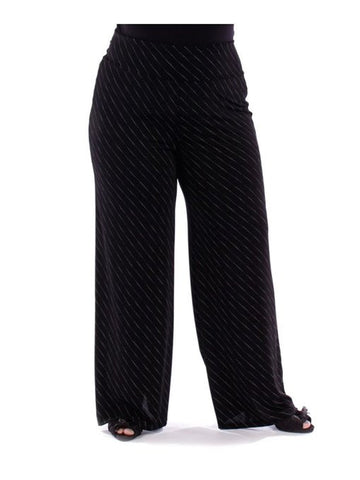 Fall Essentials Plus Size Abstract Printed Palazzo Pants