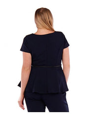 Fall Essentials Plus Size Tunic With Belt