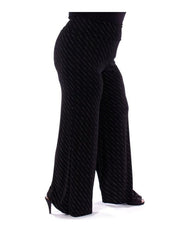 Fall Essentials Plus Size Abstract Printed Palazzo Pants