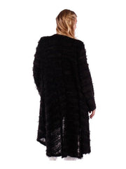 Fall Essentials Plus Size Open Front Fuzzy High Low Cardigan
