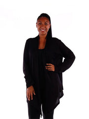Fall Essentials Plus Size Basic Open Front Cardigan (1X-6X)