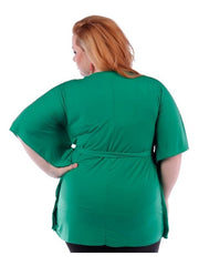Fall Essentials Plus Size Tunic With Tie Waist Belt (1X-6X)