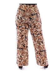Fall Essentials Plus Size Multi Printed Palazzo Pants