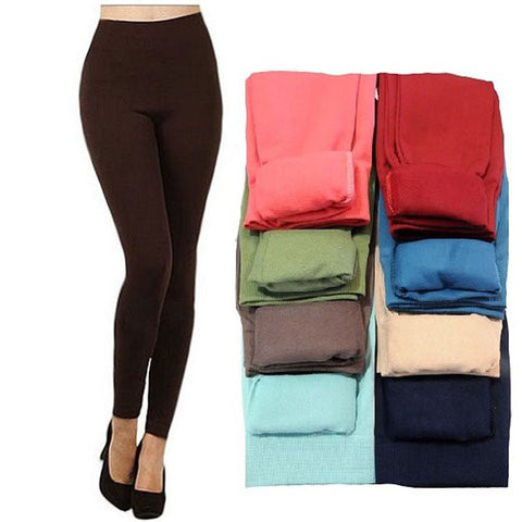 Anemone Women's Cozy Winter Fleece Lined Seamless Leggings 2 Pack
