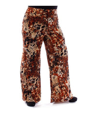 Fall Essentials Plus Size Multi Printed Palazzo Pants