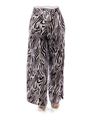 Fall Essentials Plus Size Animal Printed Palazzo Pants