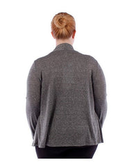 Fall Essentials Plus Size Basic Open Front Cardigan (1X-6X)
