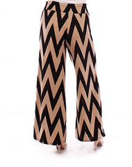 Fall Essentials Plus Size Printed Palazzo Pants