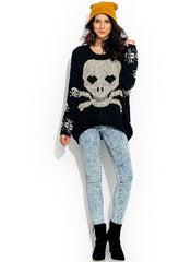 High-Waisted Acid Wash Jeans