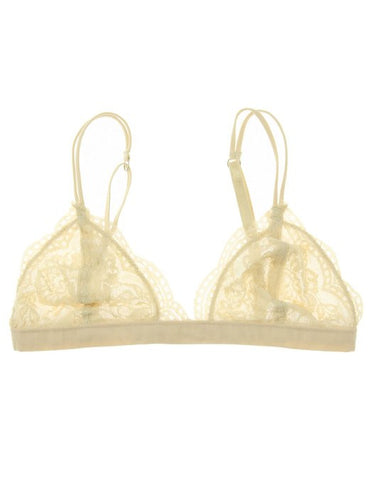 Full Lace Semi Sheer Bralette Thin Band