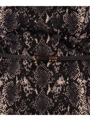 Fall Essentials Plus Size Printed Tunic With Belt