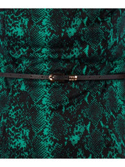 Fall Essentials Plus Size Printed Tunic With Belt