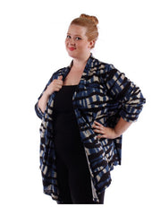 Fall Essentials Plus Size Basic Open Front Cardigan (1X-6X)