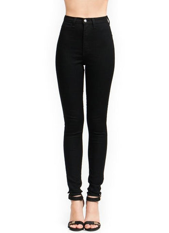 High-Waisted Skinny Jeans
