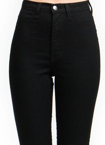 High-Waisted Skinny Jeans