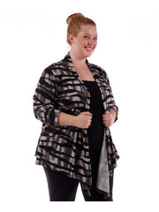 Fall Essentials Plus Size Basic Open Front Cardigan (1X-6X)