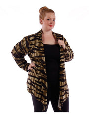 Fall Essentials Plus Size Basic Open Front Cardigan (1X-6X)