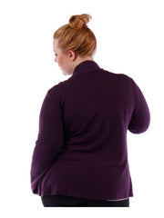 Fall Essentials Plus Size Basic Open Front Cardigan (1X-6X)